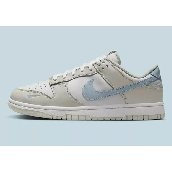 Nike Dunk Low WMNS Sz 12W White/LT Armory Blue HF0023-100 Fast FREE Shipping - Picture 3 of 6